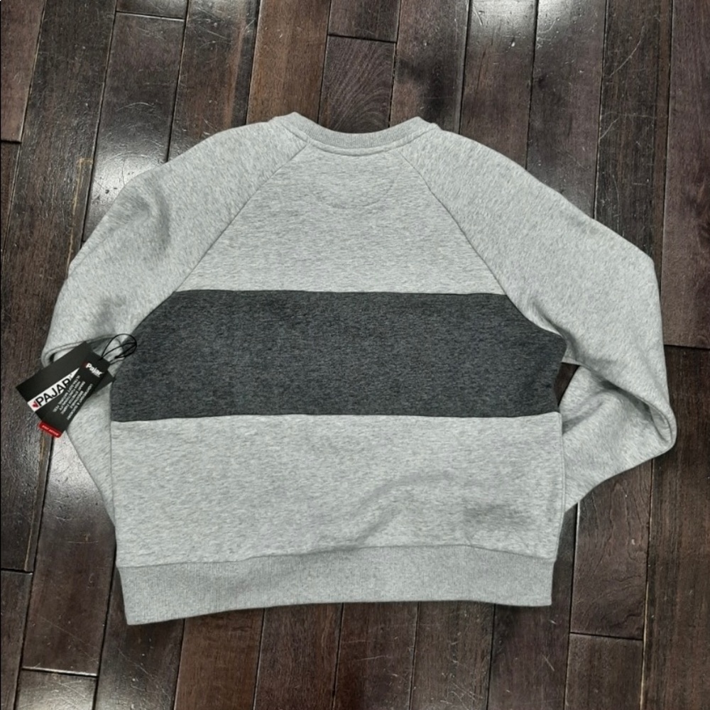 Pajar Heather Grey Charcoal Lola Box Sweatshirt